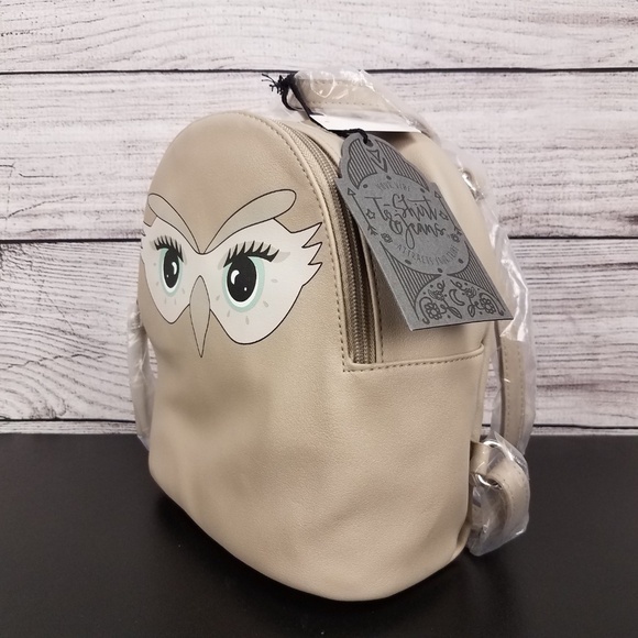NEW T-Shirt & Jeans Owl face Graphic Mini Backpack main image 4
